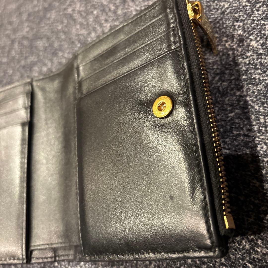 BOTTEGA VENETA ブラック 二つ折り財布