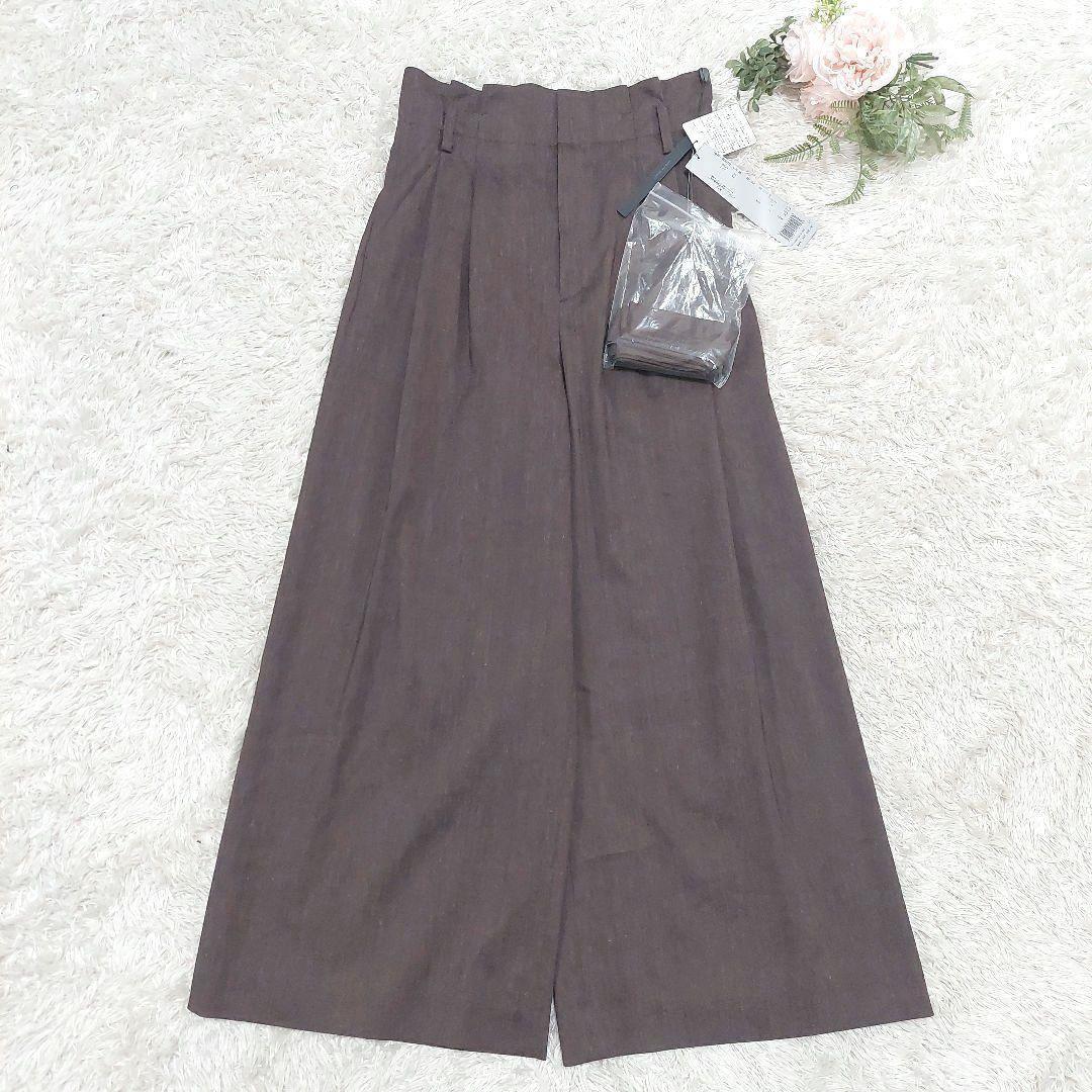 新品タグ付き BOSCH ボッシュ リネン ノーカラー パンツスーツ