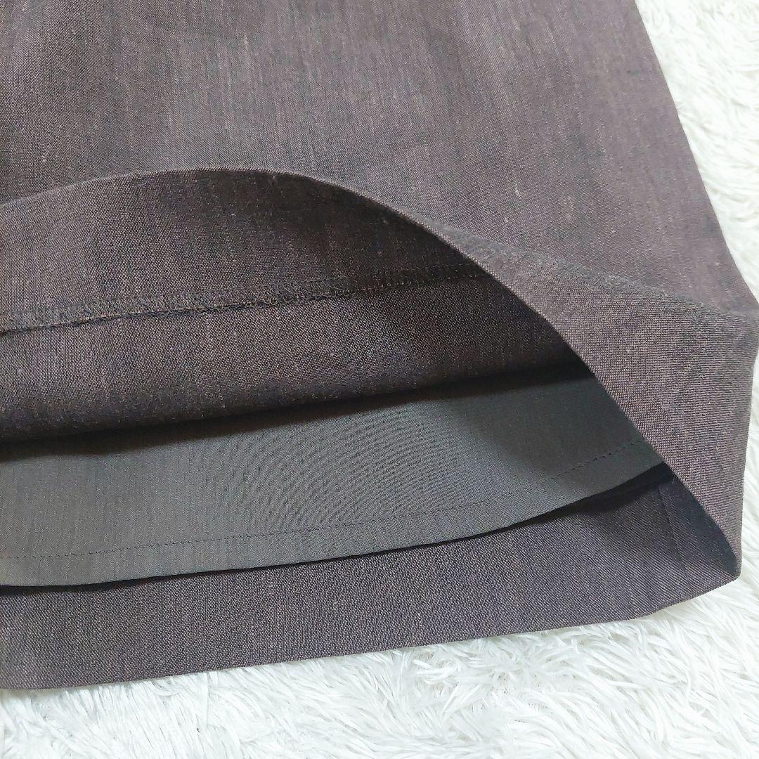 新品タグ付き BOSCH ボッシュ リネン ノーカラー パンツスーツ