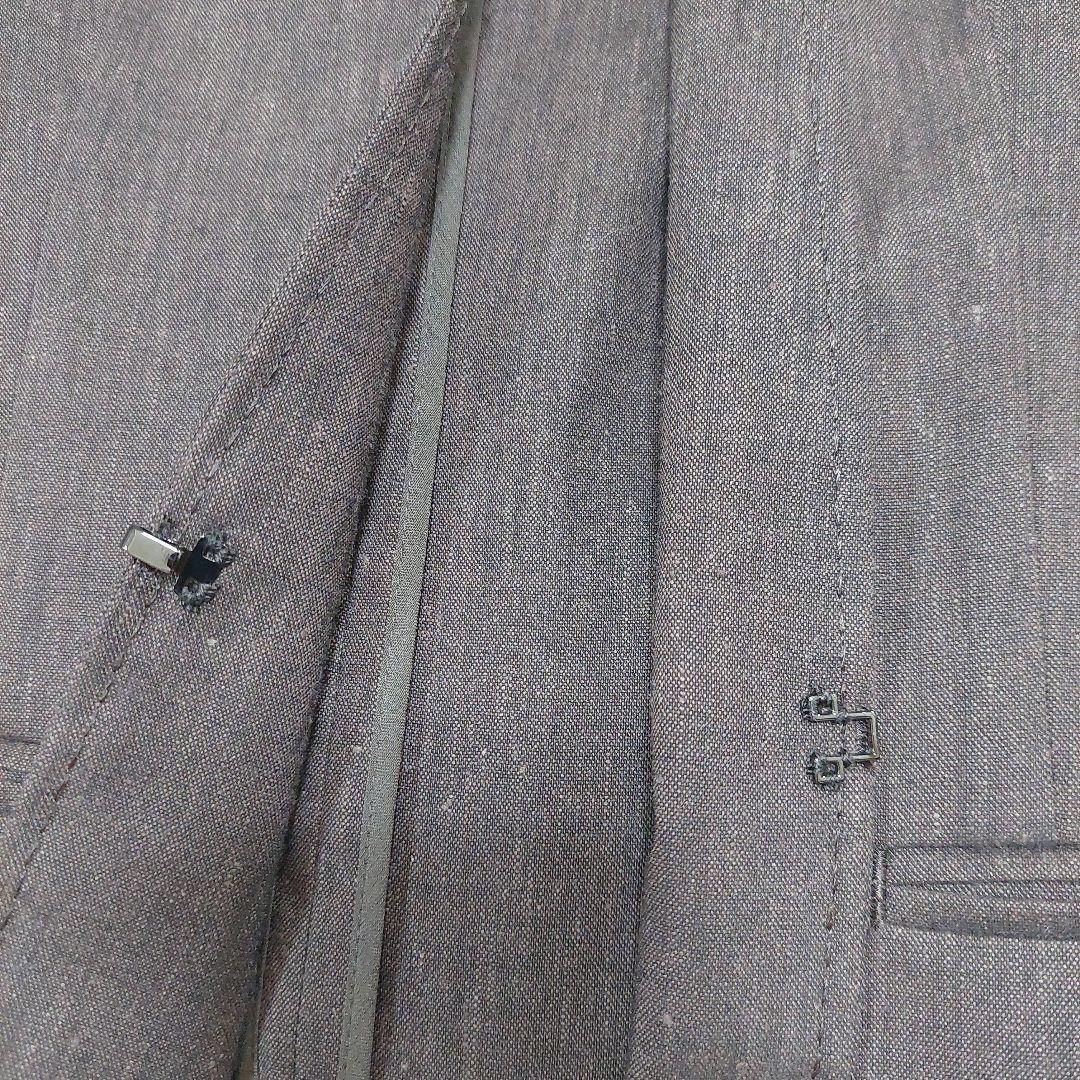 新品タグ付き BOSCH ボッシュ リネン ノーカラー パンツスーツ