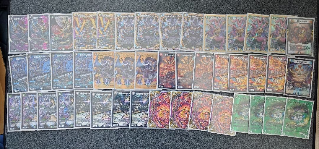 2*送様 デュエルマスターズ　引退品まとめ売り　デッキ10個&金トレジャーなどカ