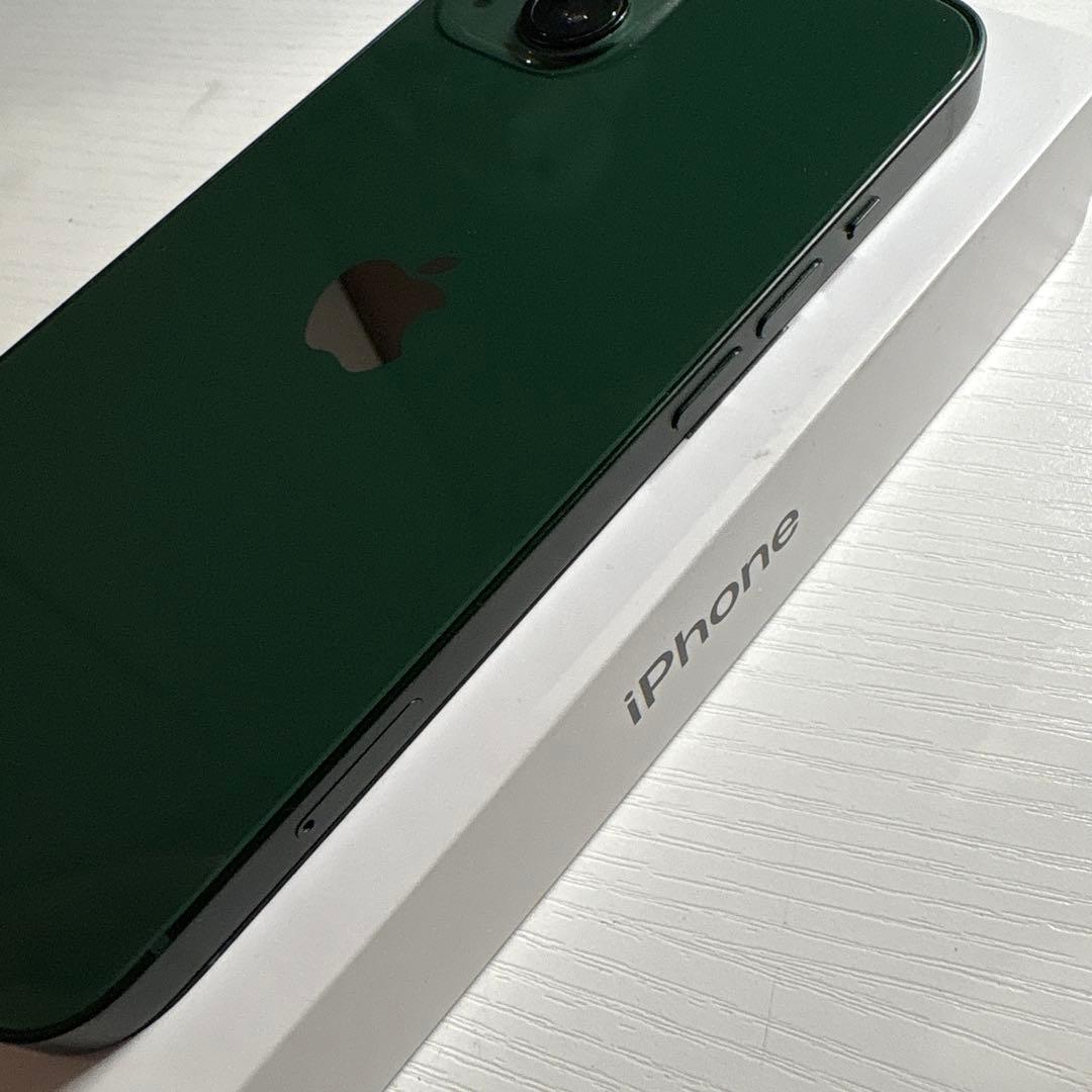 iPhone 13 256GB グリーン SIMフリー 極美品