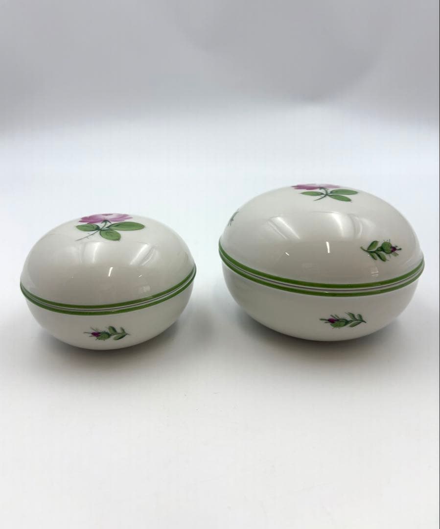 アウガルテン ウインナーローズ ボンボニエール 手描き薔薇　小物入れ