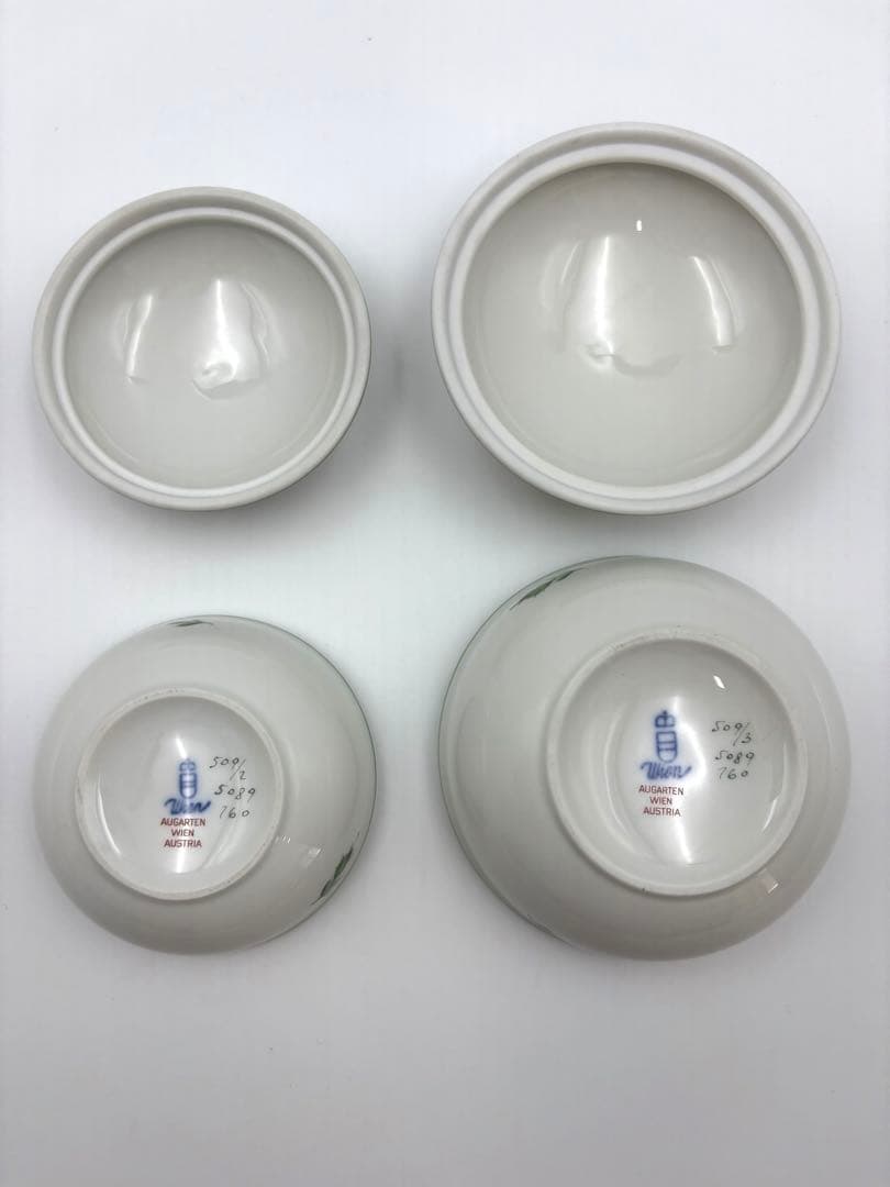 アウガルテン ウインナーローズ ボンボニエール 手描き薔薇　小物入れ