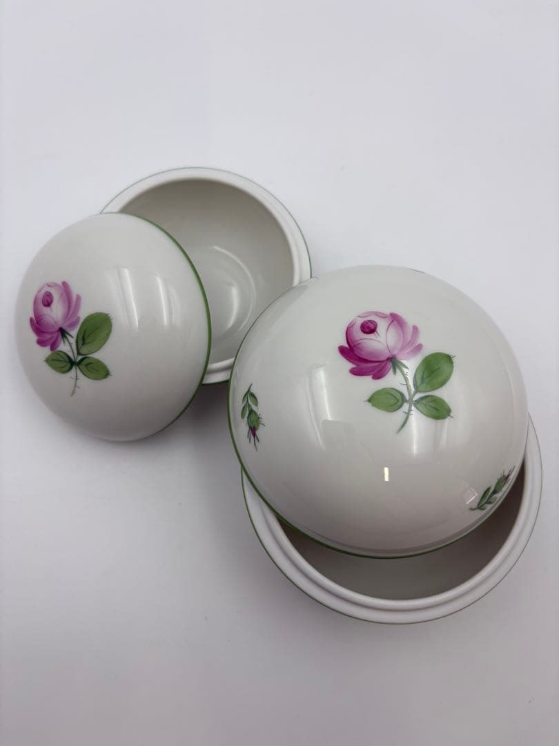 アウガルテン ウインナーローズ ボンボニエール 手描き薔薇　小物入れ