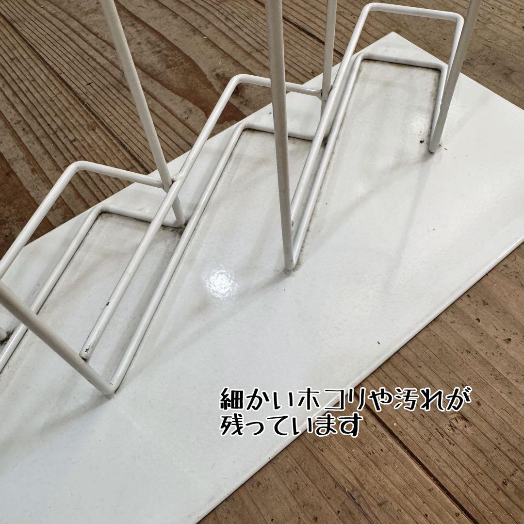 店舗用什器2点セット アクリル製ペンスタンド　鉄製ノートスタンド　本、雑誌なども