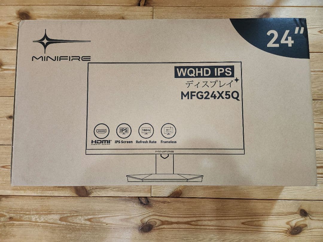 minifire MFG24X5Q wqhd 180hz 24インチ IPS