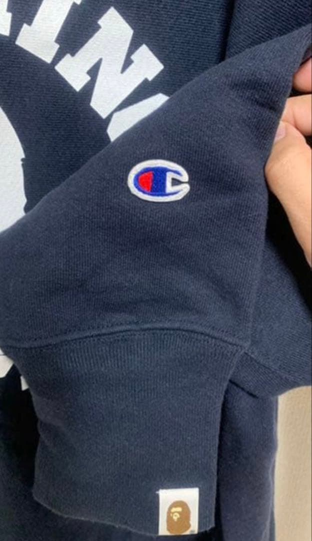 ミ*ン様 A BATHING APE×champion リバースウィーブ スウェ