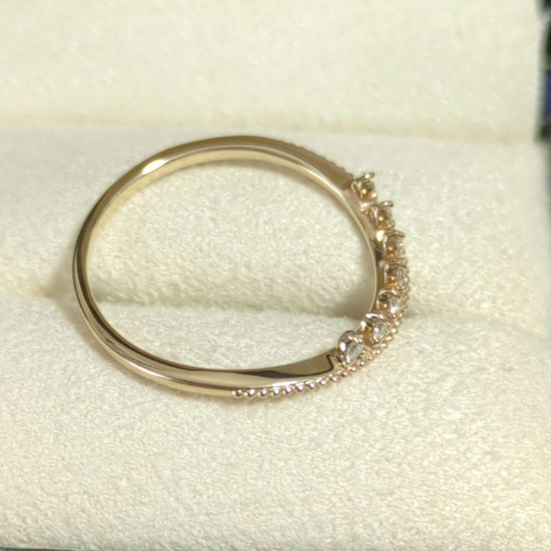 K10YGダイヤモンドリング