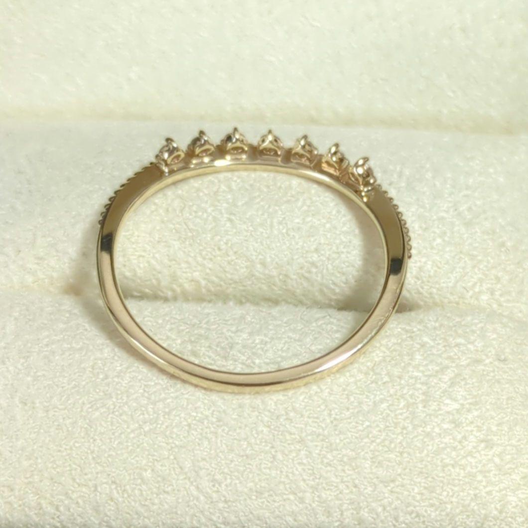 K10YGダイヤモンドリング