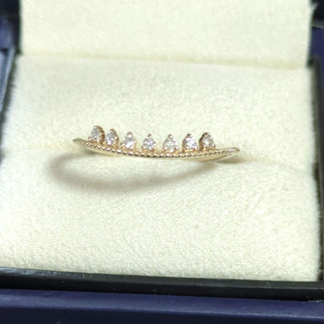 K10YGダイヤモンドリング