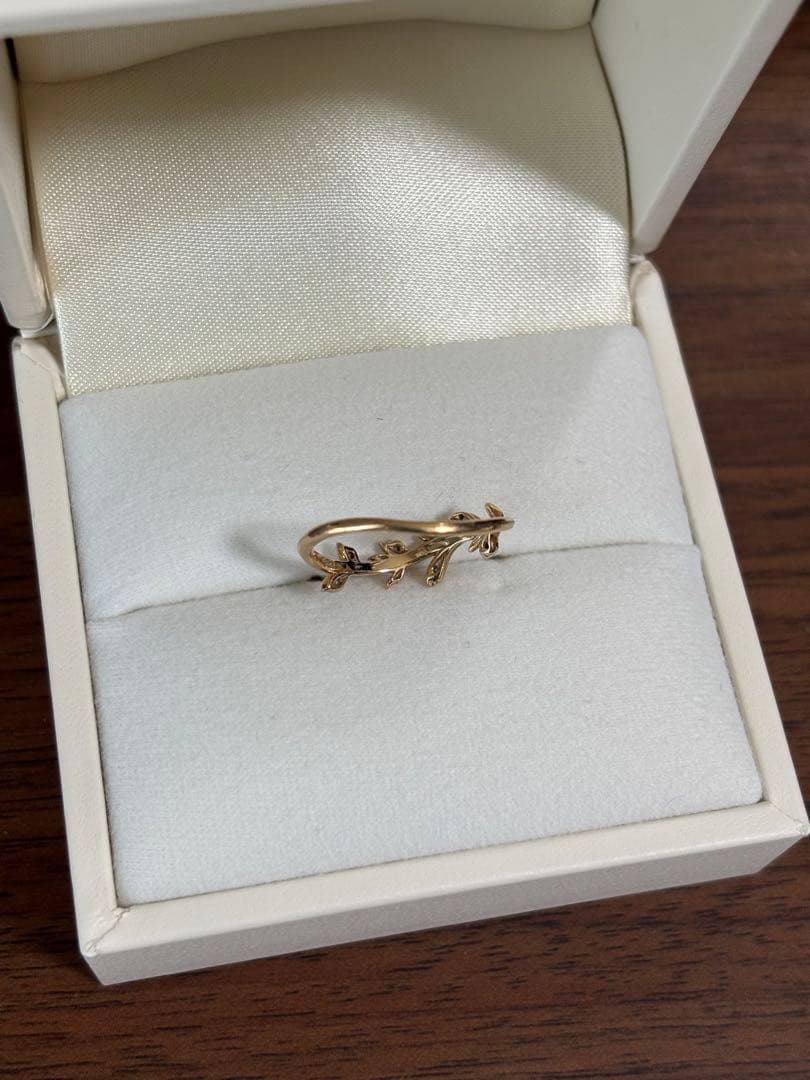 植物デザイン リング ダイヤモンド