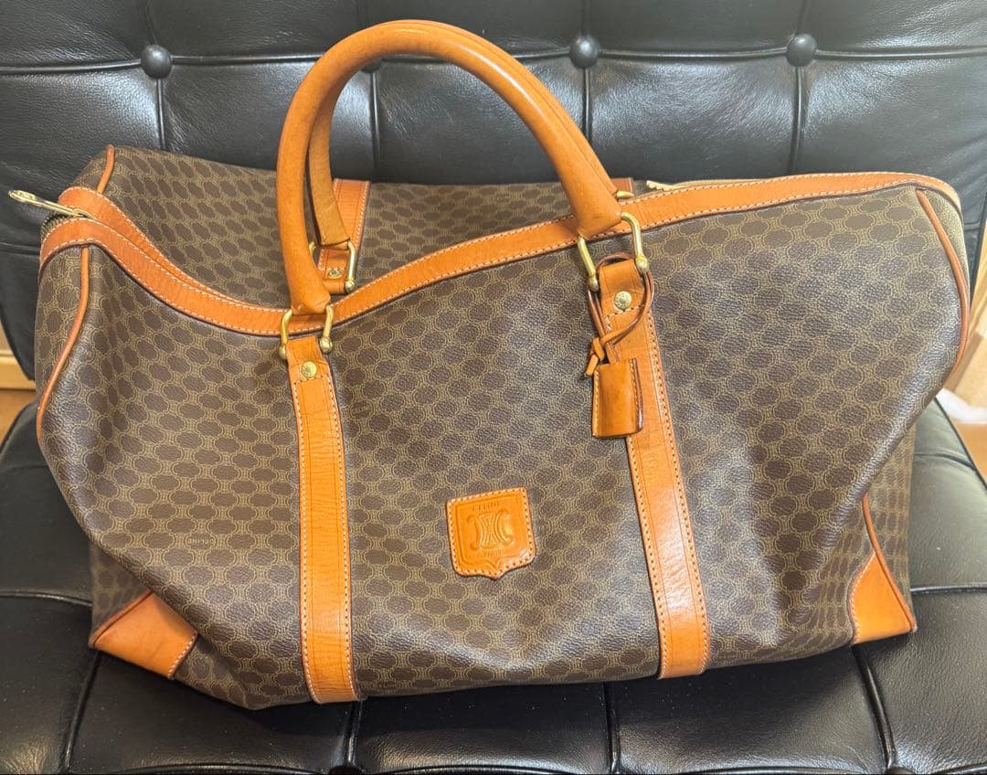 OLD CELINE セリーヌ マカダム柄 ボストン 旅行バッグ archive