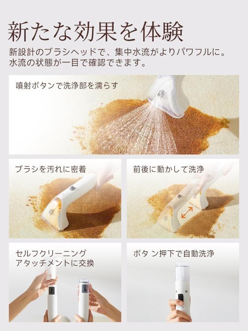 リンサークリーナー 15000Pa 超強吸引力 カーペットクリーナー 大容量