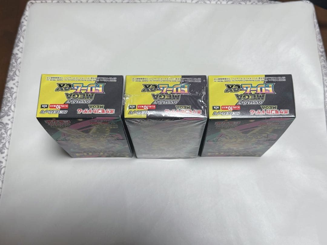 ポケモンカードゲーム MEGAドリームEX 3パックセット　シュリンク付き
