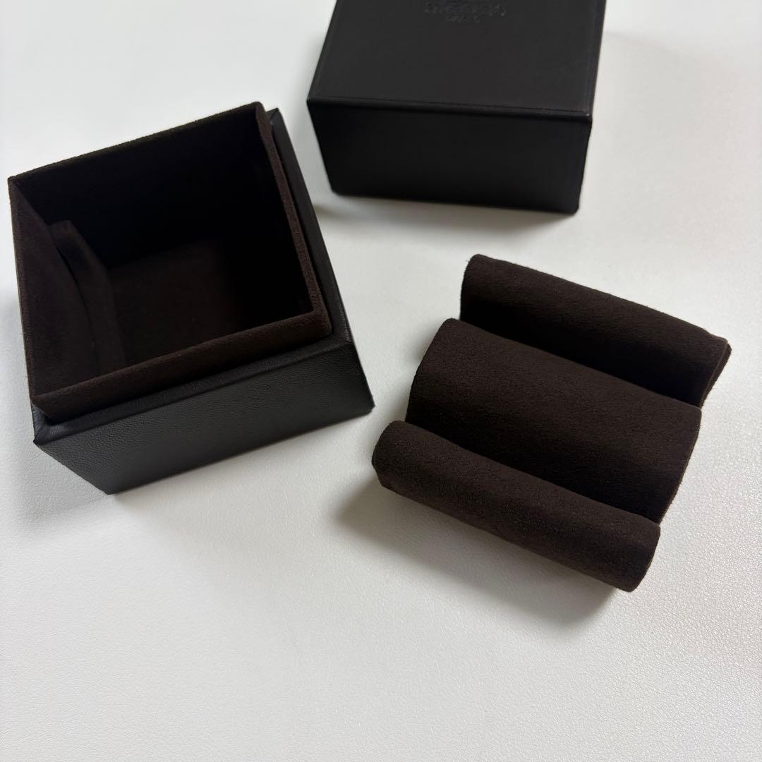 美品　エルメス シェーヌダンクル ブレスレットケース　空箱　レザー調