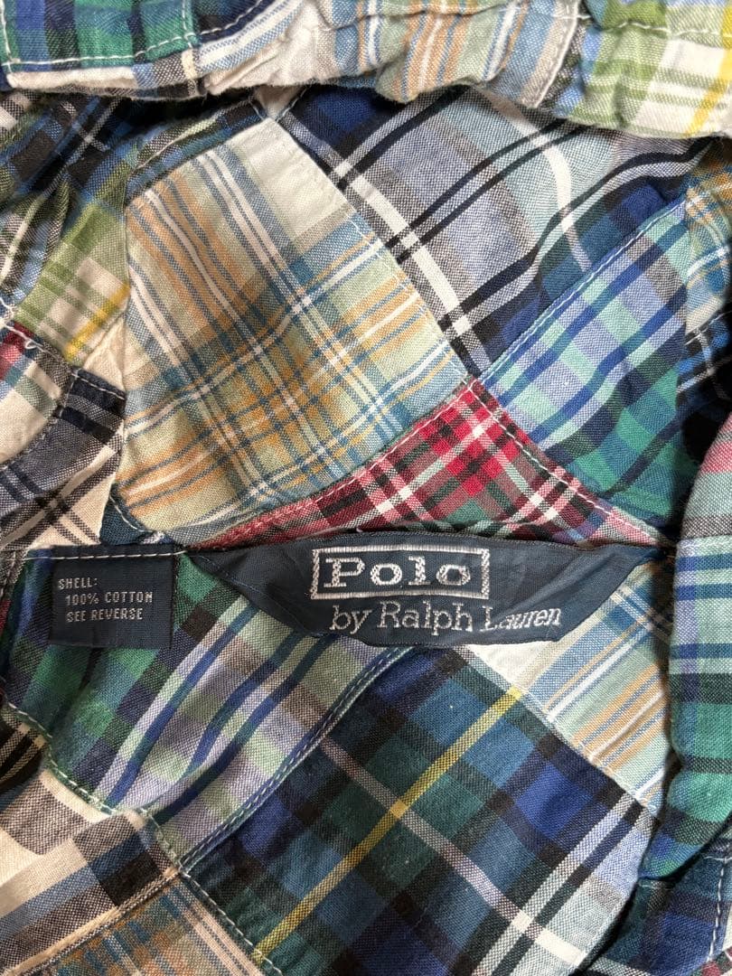 Polo by Ralph Lauren チェック柄マウンテンパーカー S