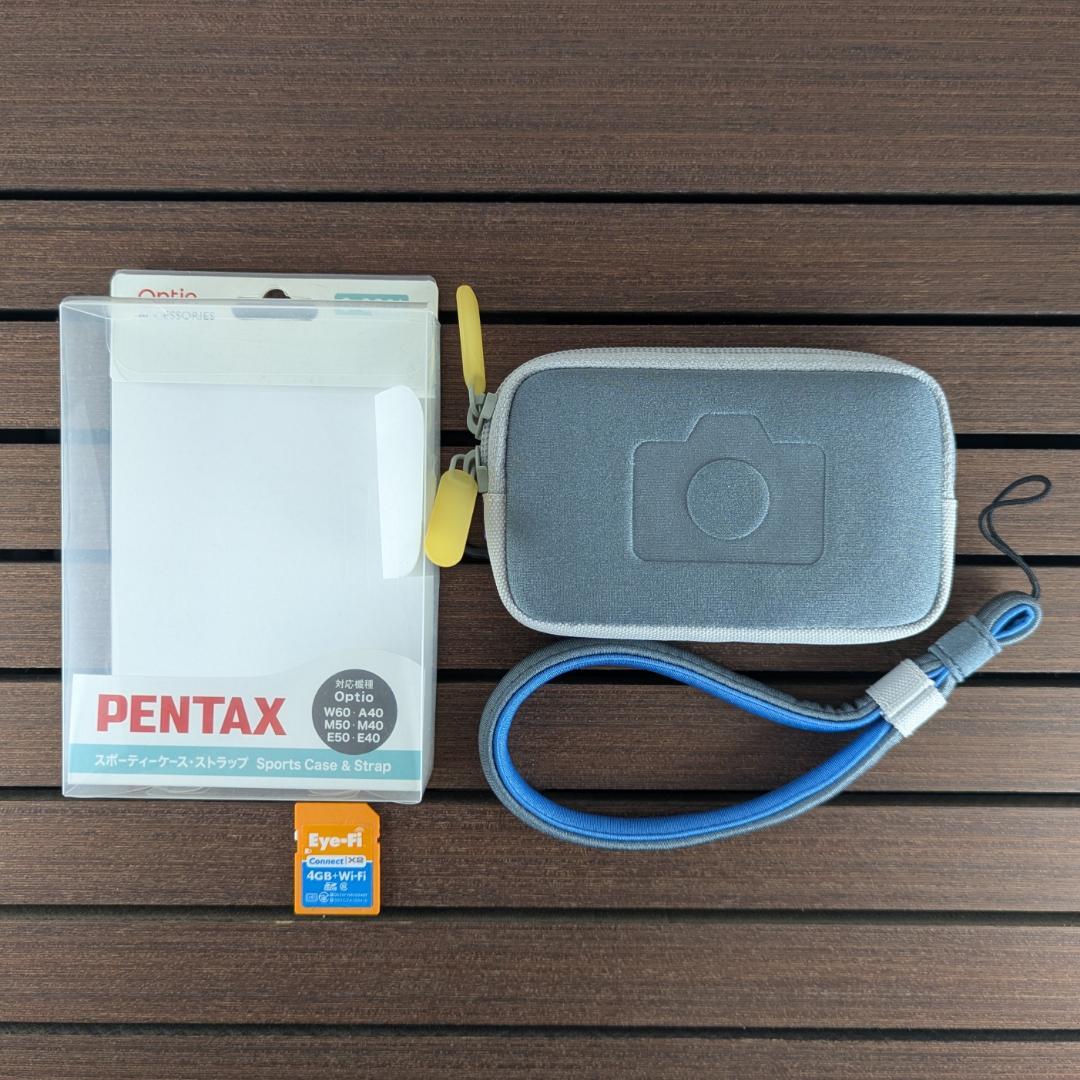PENTAX Optio H90 コンパクトデジタルカメラ + 純正ケース他