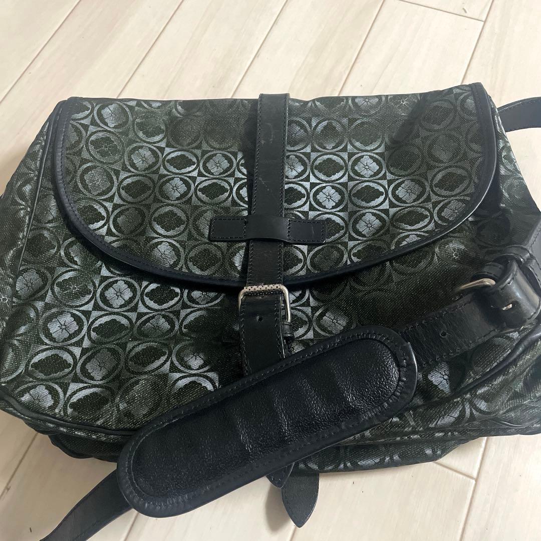 エヴィス/EVISU/YAMANE/家紋/モノグラム/ショルダーバッグ/