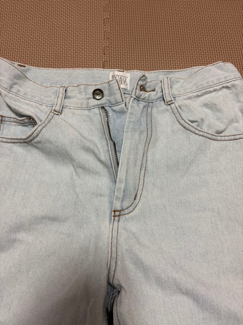 パンツ Tostalgic denim pants lightblue