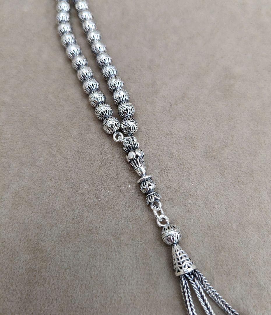 ☆NEW☆ トルコ製 925シルバー タスビー（99ビーズ）