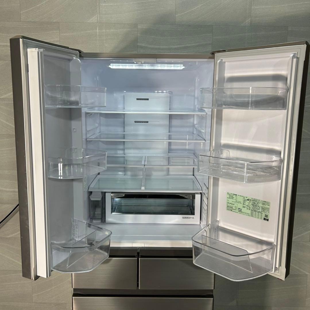 HITACHI 冷蔵庫 大型 485L 6ドア 観音開き 2022年 d3679