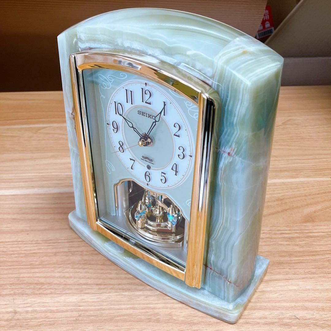セイコー 置時計 BY223M 電波アナログ