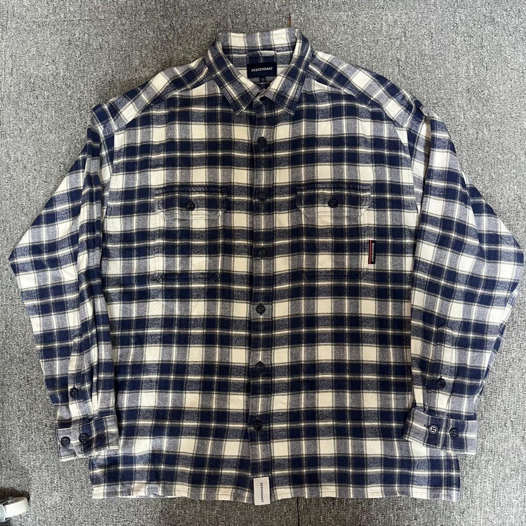 トップス DESCENDANT VANNING PLAID LS SHIRT