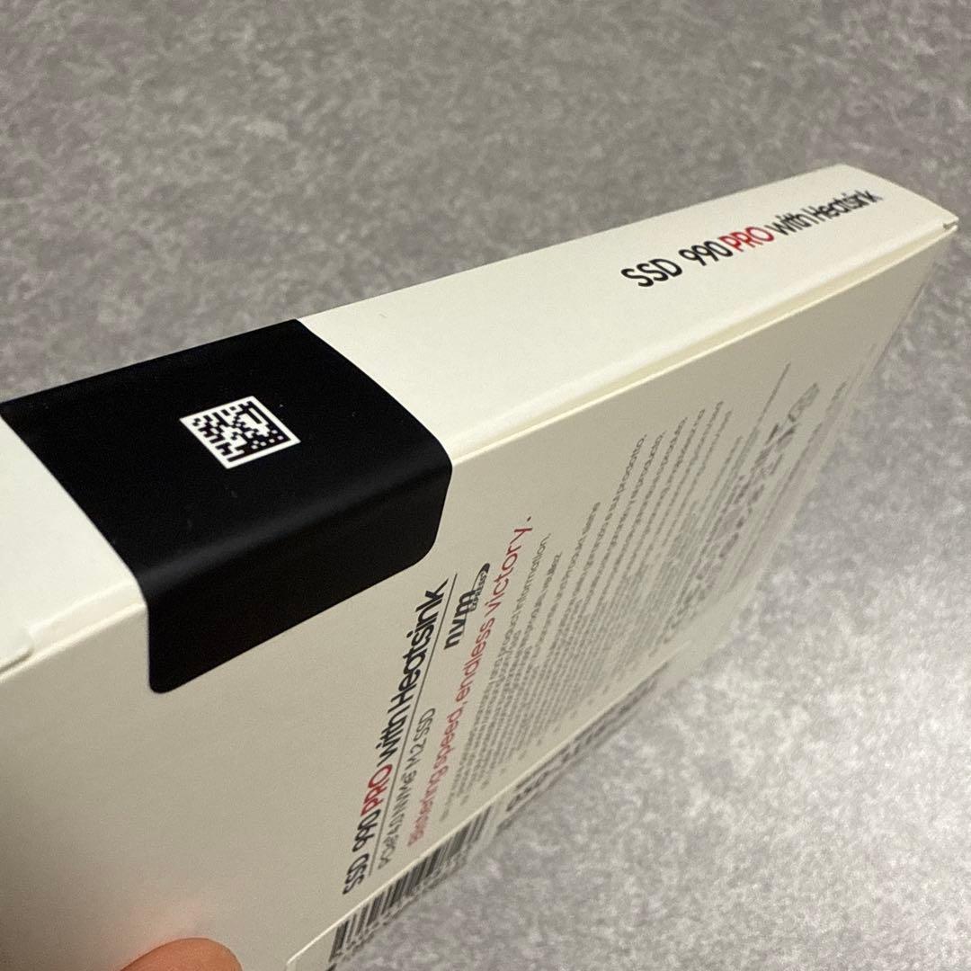 新品未開封Samsung 990 PRO 2TB SSD Heatsink