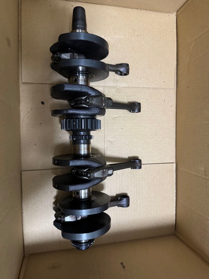 GPZ400Fクランクシャフトコンロッド純正当時物 Z400FX、Z400GP