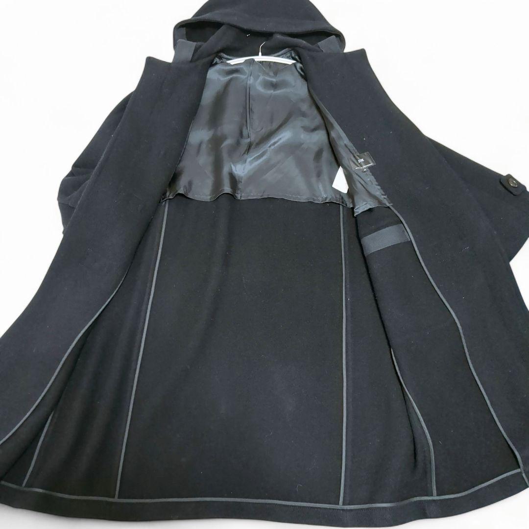 【大きいサイズ】23区 ヘリンボーン　ダッフルコート