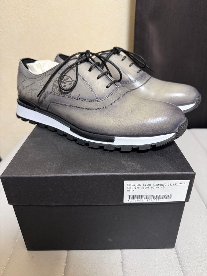 【新品未使用】 Berluti レザーシューズ　スニーカー　ファストトラック