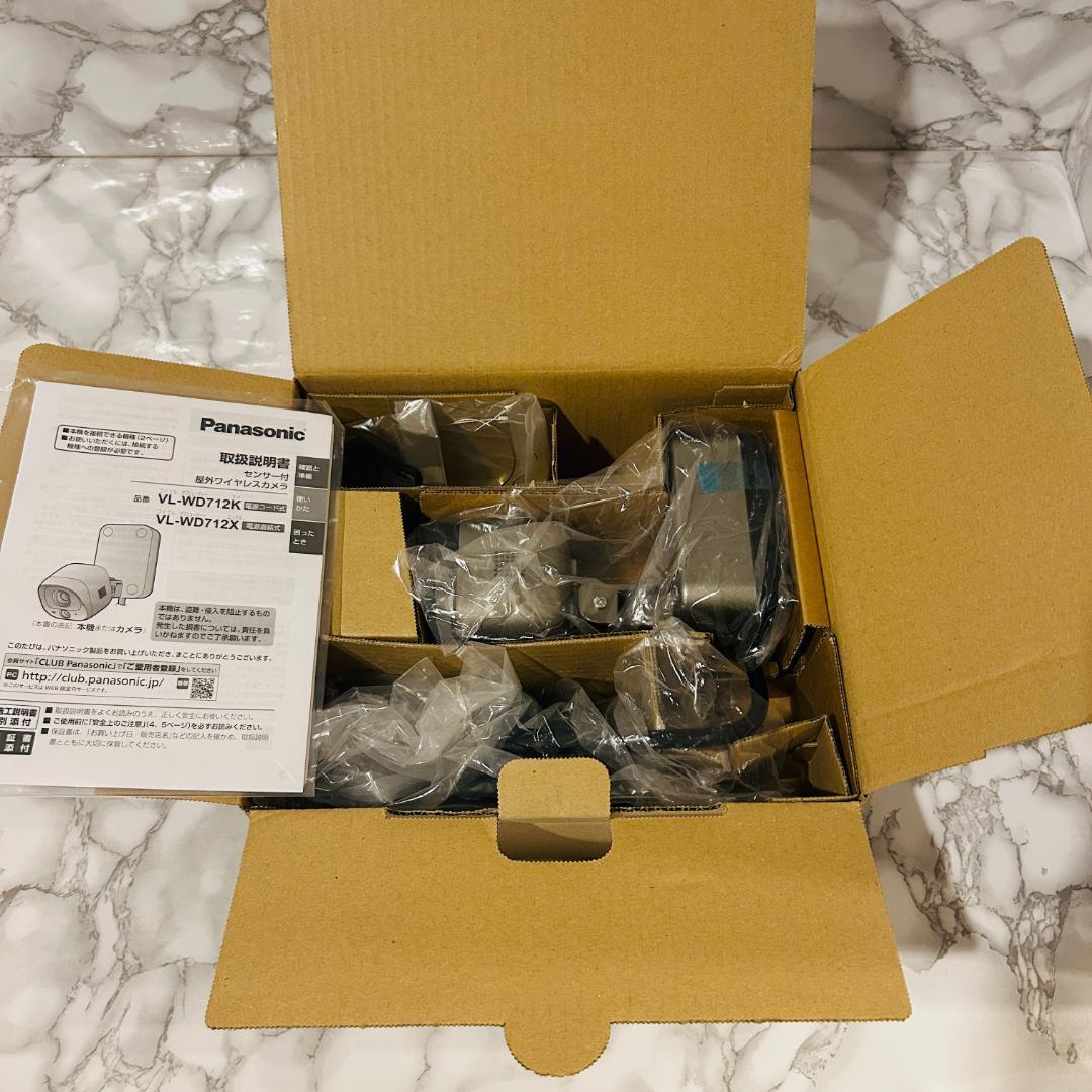 【未使用品】パナソニック センサー付き ワイヤレスカメラ VL-WD712K