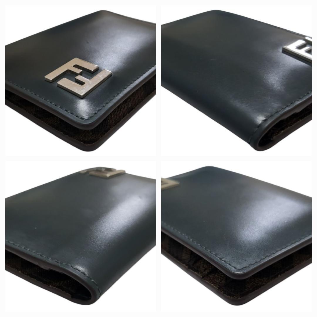 ☆FENDI FF / フェンディ スクエア 二つ折り名刺入れ カードケース!!
