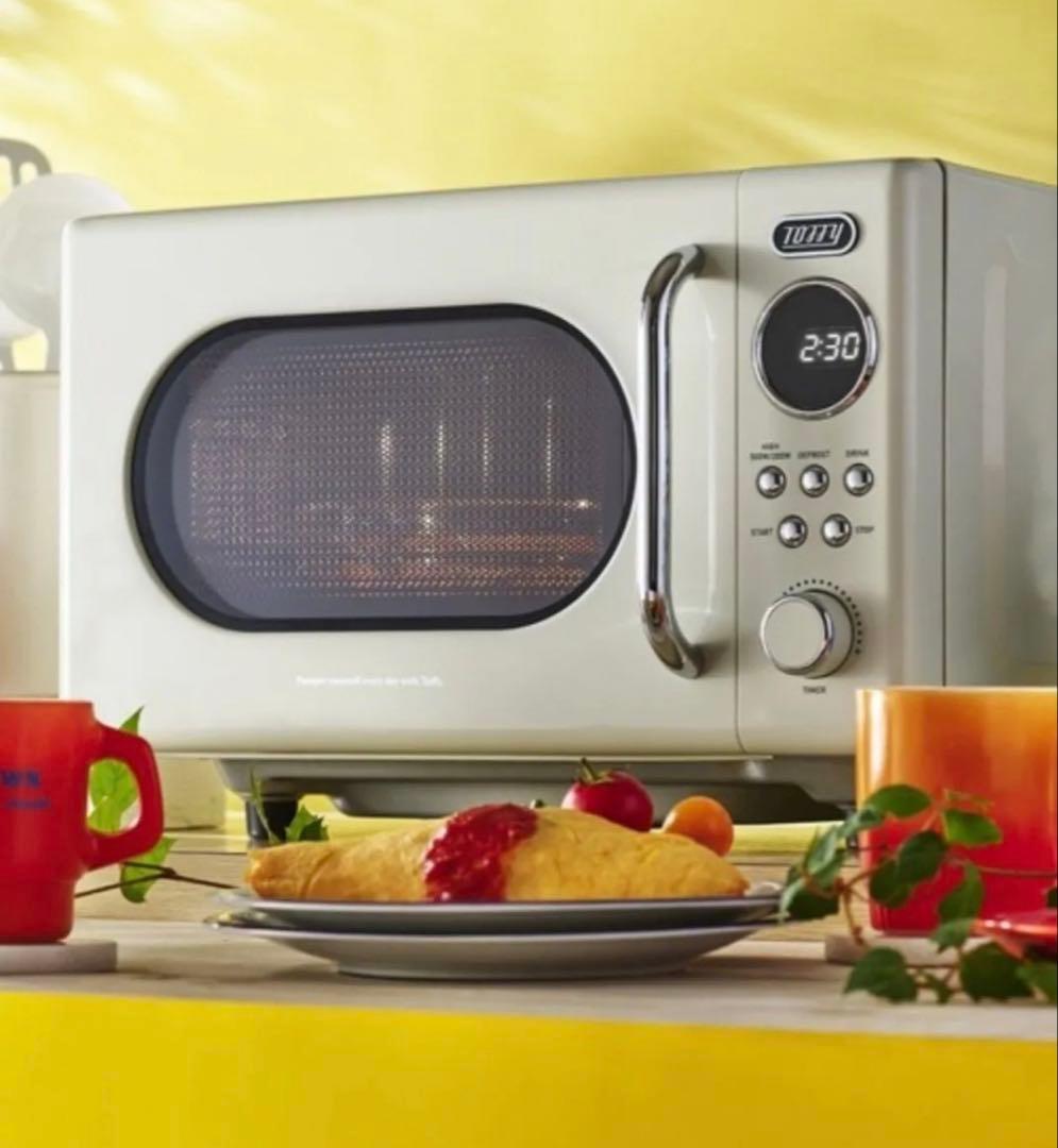 新品【Toffy/トフィー】電子レンジ K-DR3 コンパクト 16L ホワイト