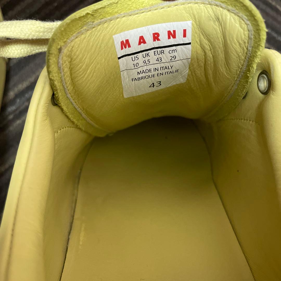 マルニ　MARNI イエロー スニーカー 43