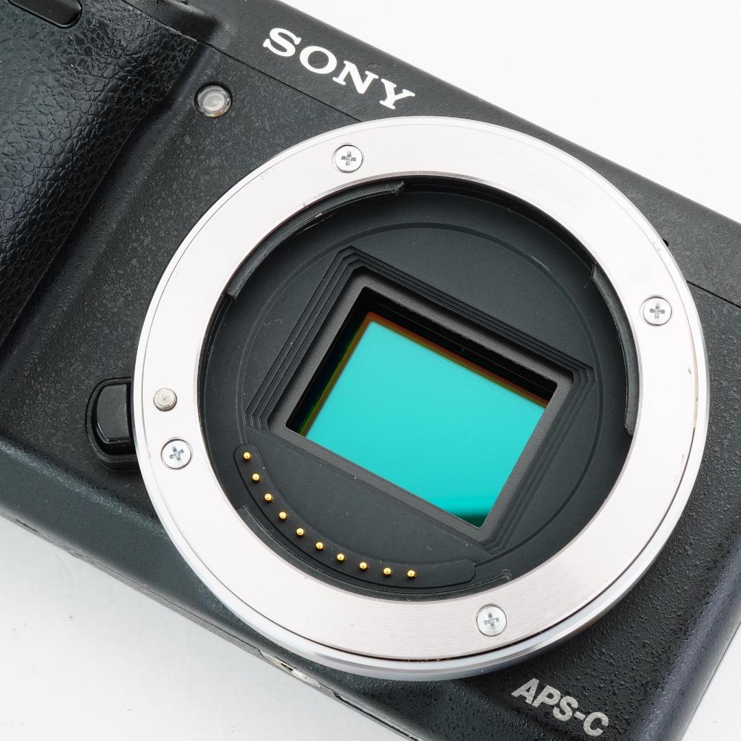 美品 SONY ミラーレス一眼 NEX-6 ズームレンズキット 保護フィルム付き