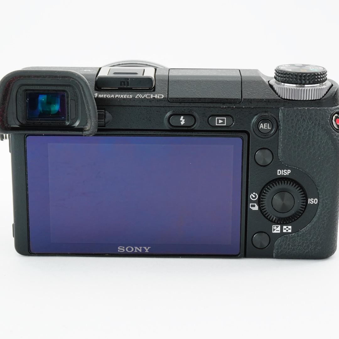 美品 SONY ミラーレス一眼 NEX-6 ズームレンズキット 保護フィルム付き