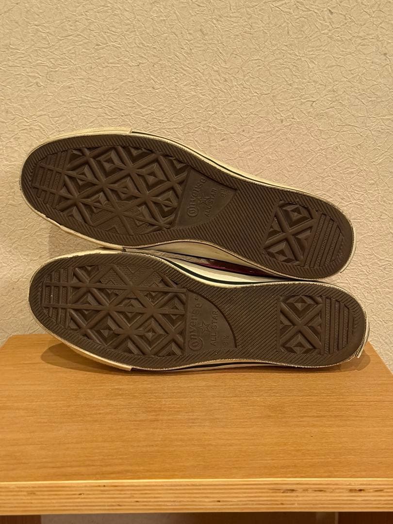 80s CONVERSE ALL STAR HI 当て布 US 8.5 USA