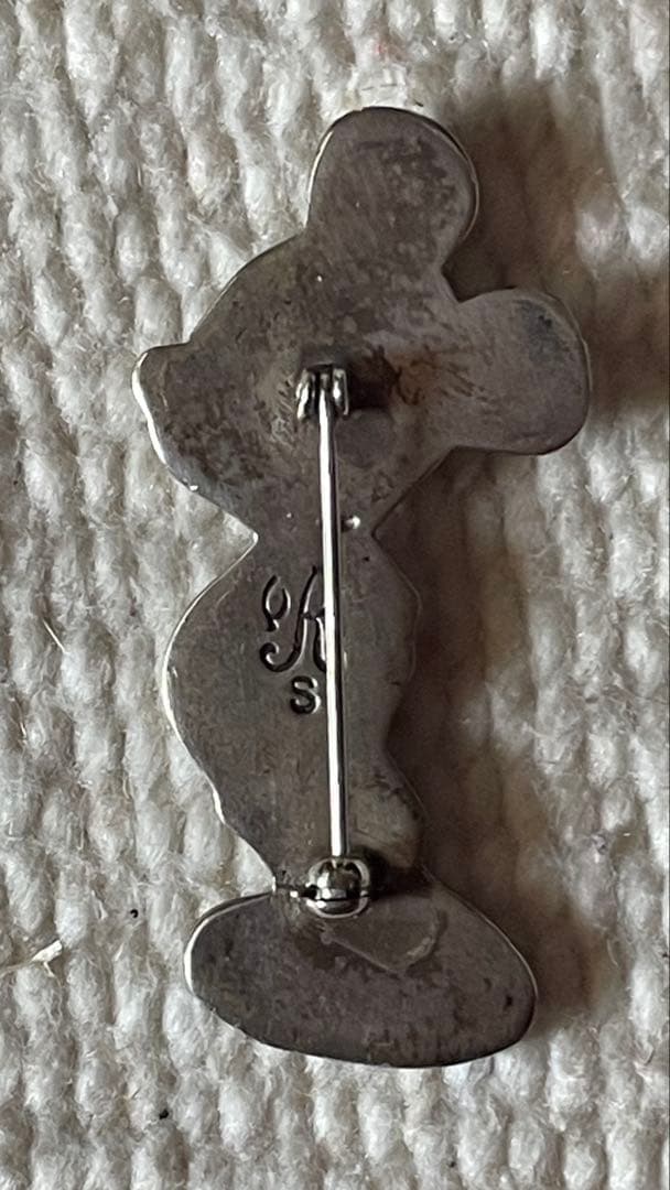 ネイティブアメリカン✳︎ターコイズ付✳︎ミッキーマウス✳︎ビンテージ✳︎ピンブローチ