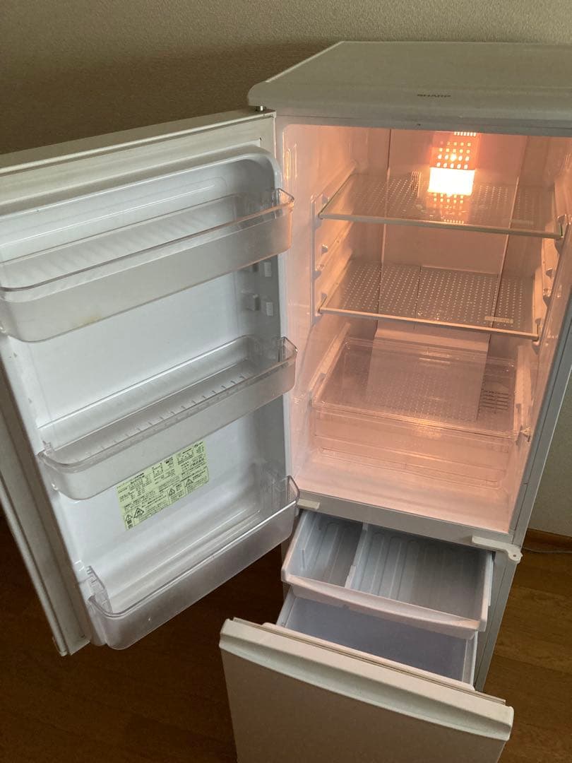 美品 シャープ 冷蔵庫SJ-C17Y-W 2014年製 167L