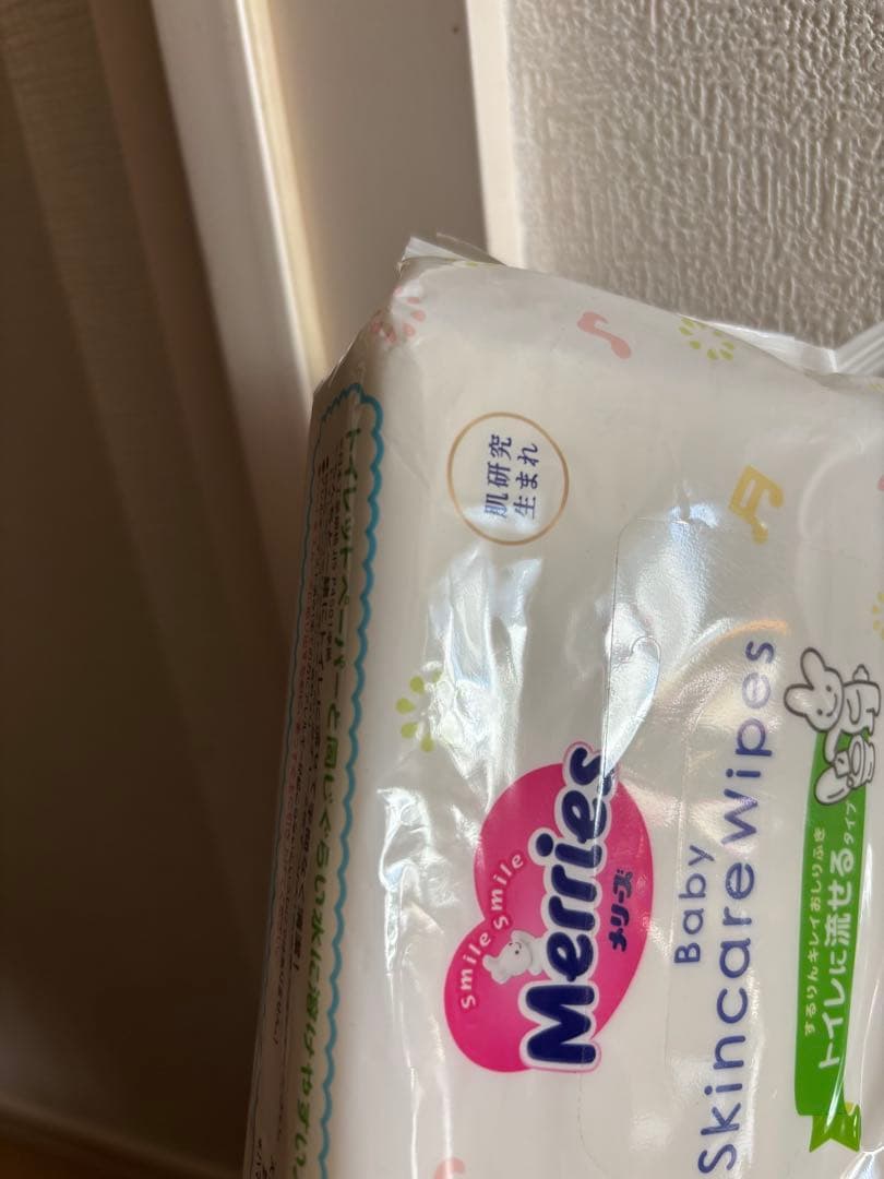未使用 メリーズ おしり拭き トイレに流せる
