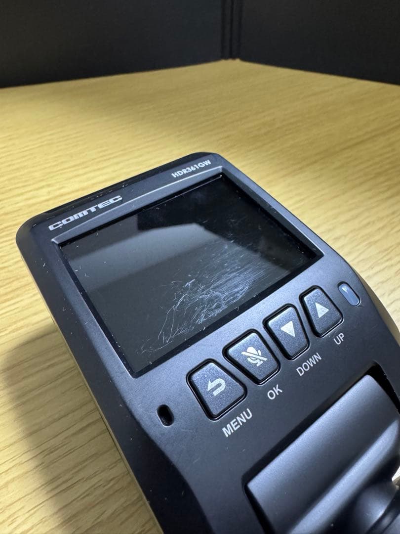 HDR361GW　コムテックドラレコ　前後カメラ　360°