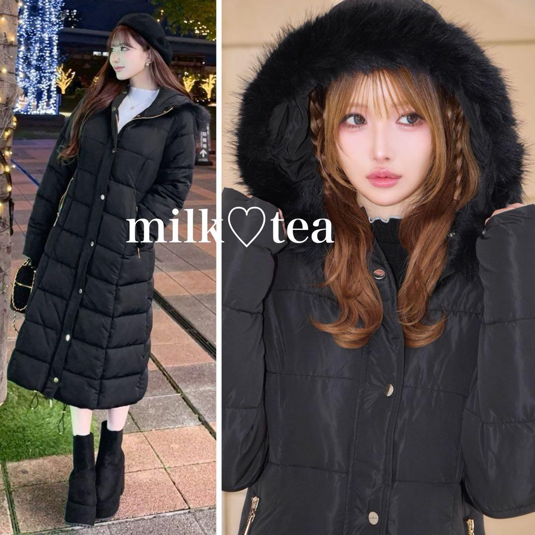 新品タグ付き シェリミー Cherimi ロングファイバーダウン Rady 黒