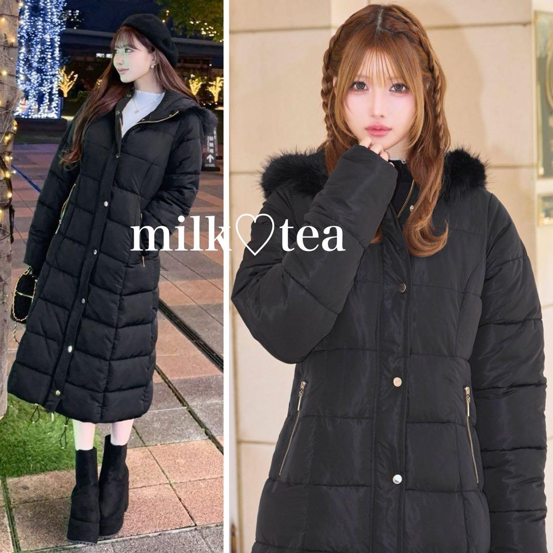 新品タグ付き シェリミー Cherimi ロングファイバーダウン Rady 黒