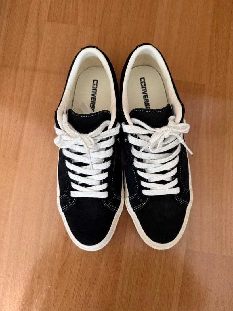 CONVERSE ONE STAR ブラック スエード スニーカー