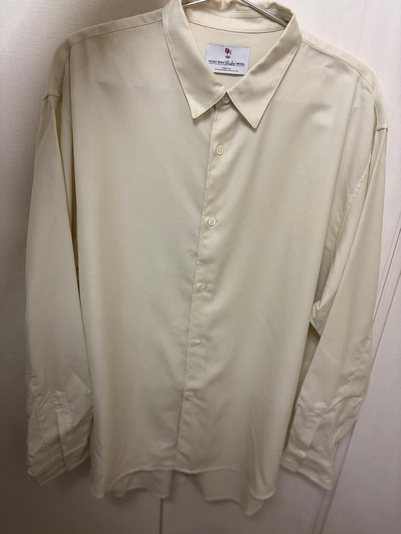 MBハイエンド尾州ウールシャツ　Ｍサイズ