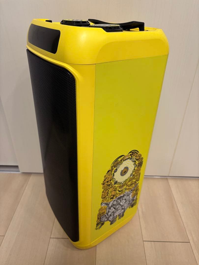 ワイヤレススピーカー イエロー デュアルスピーカー限定品ミニオンスピーカー