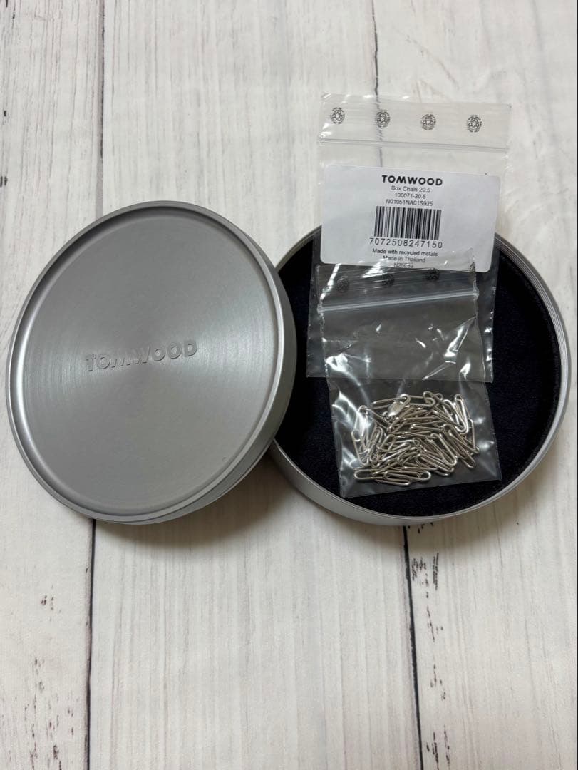 TOMWOOD Box Chain ネックレス