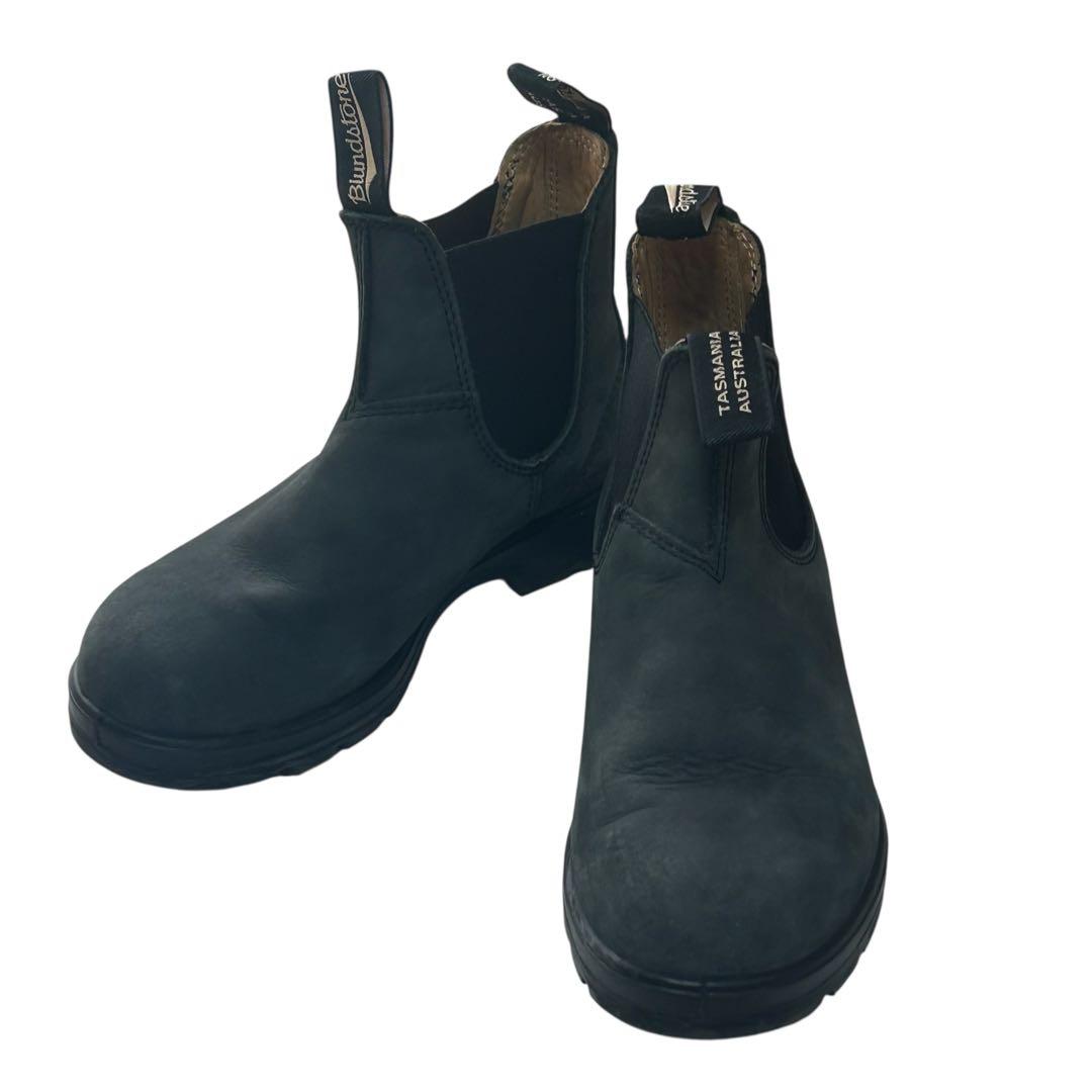 こあらブランドストーン　サイドゴアブーツ　スモークグレー　22